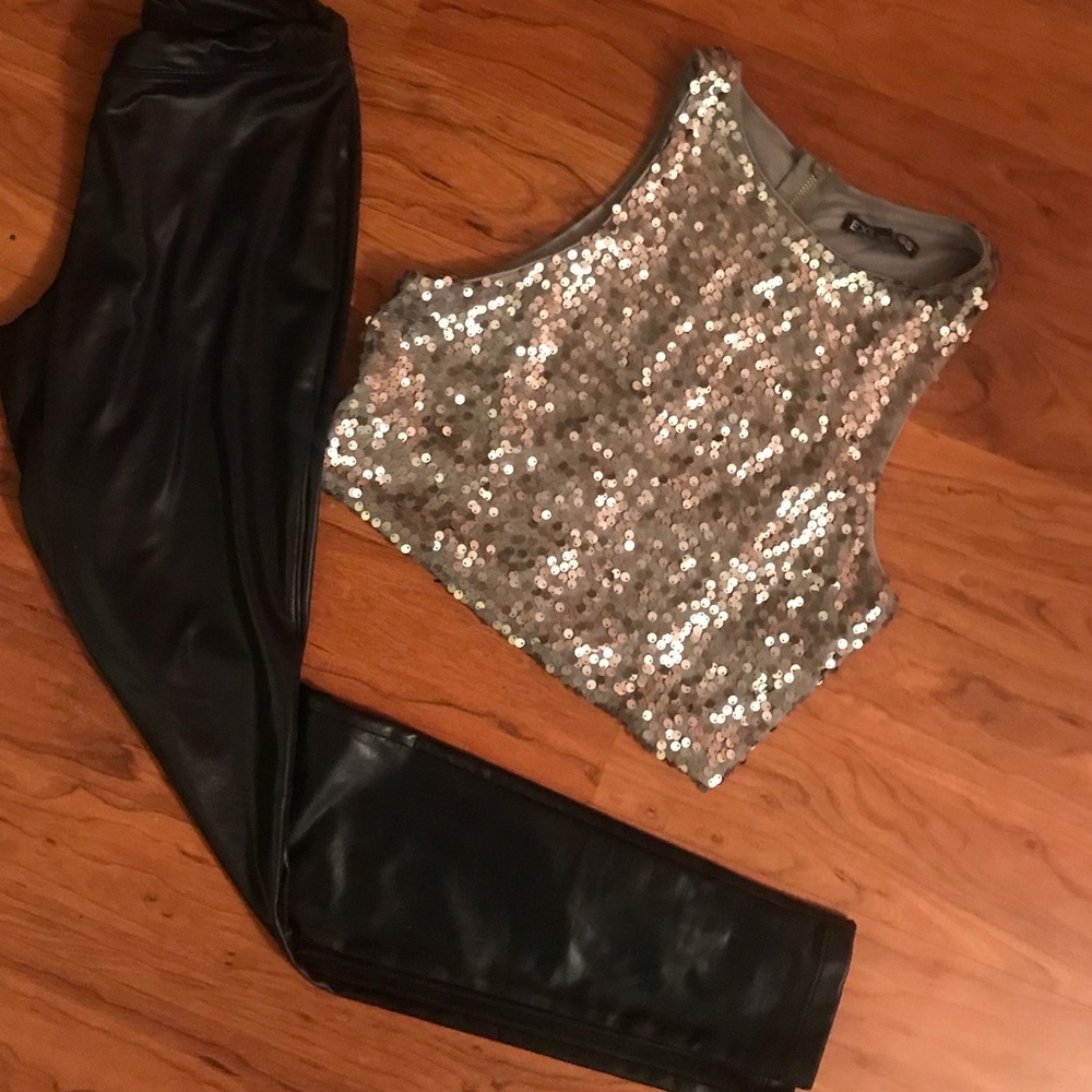 Express Matte Sequin Top - image 5